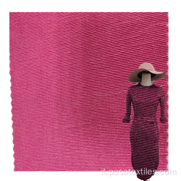 tessuti a coste in jersey rosa a righe alla moda